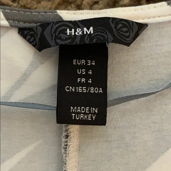 Gray and White Striped Dress - Picture 5 of 10